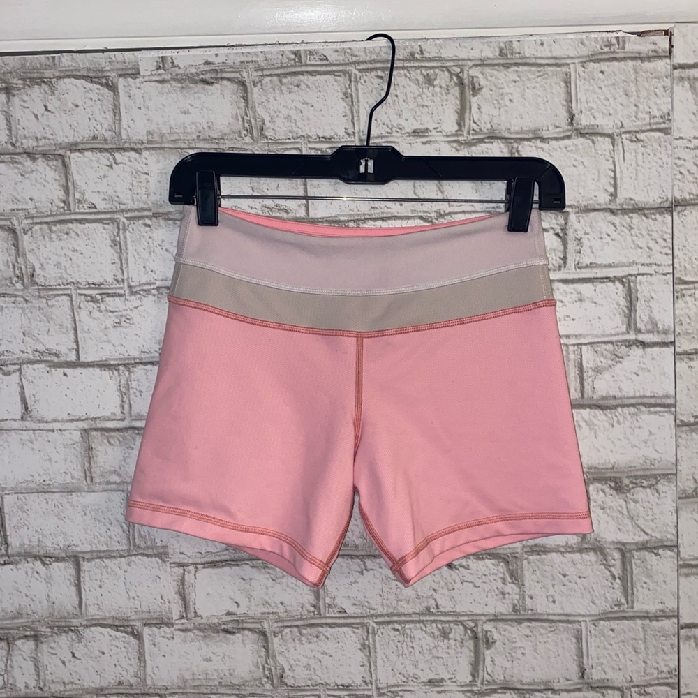 Lululemon Pink Biker Shorts